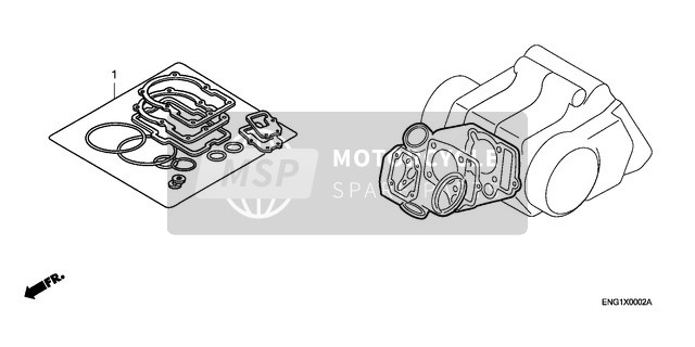 Honda C90ST 2002 Kit guarnizioni A per un 2002 Honda C90ST